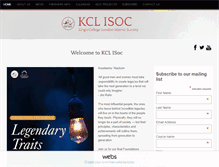 Tablet Screenshot of kclisoc.org